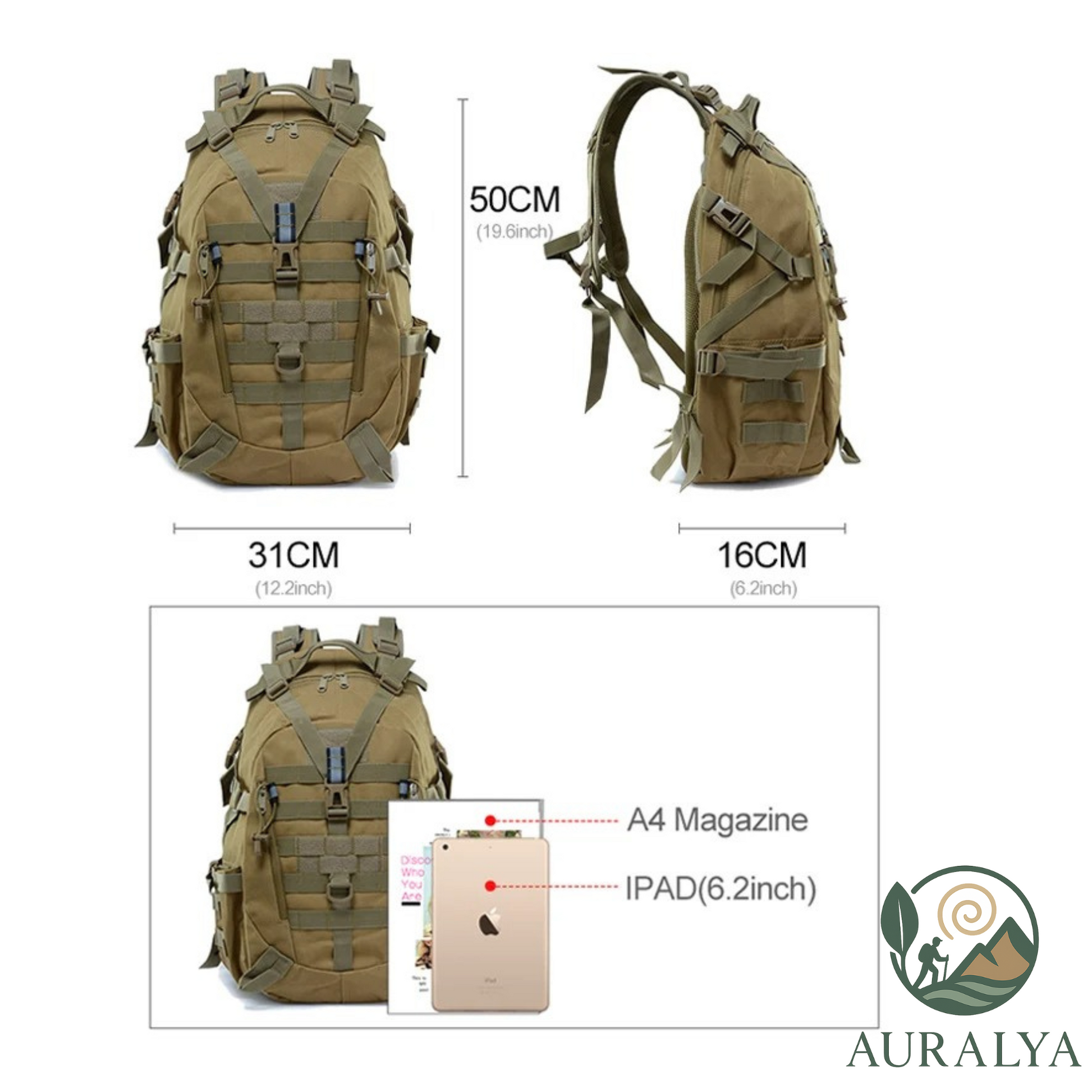 Sac à dos tactique 40 L