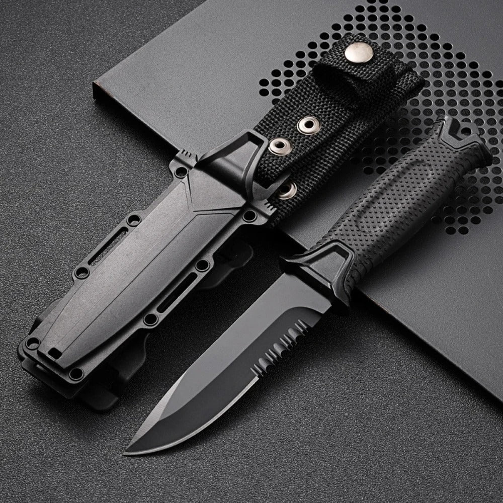 Couteau de Survie – Lame D2 + Étui
