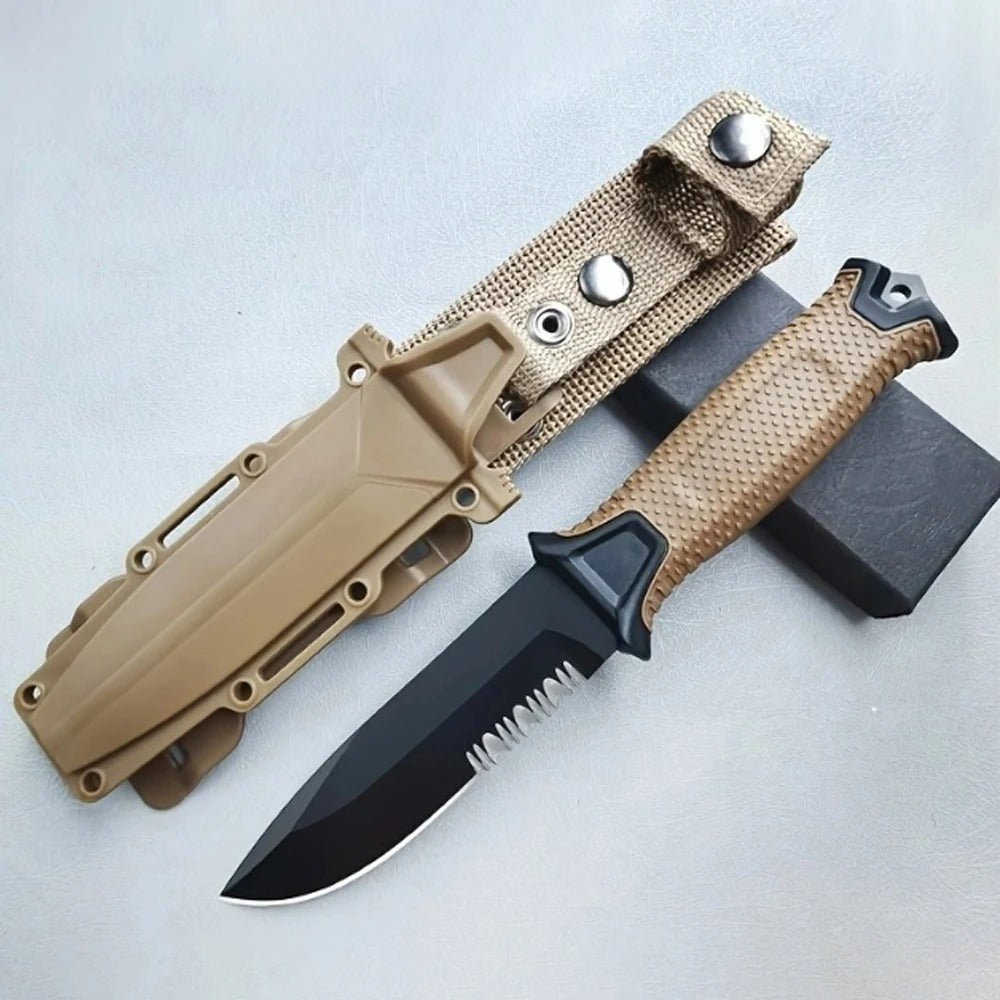 Couteau de Survie – Lame D2 + Étui