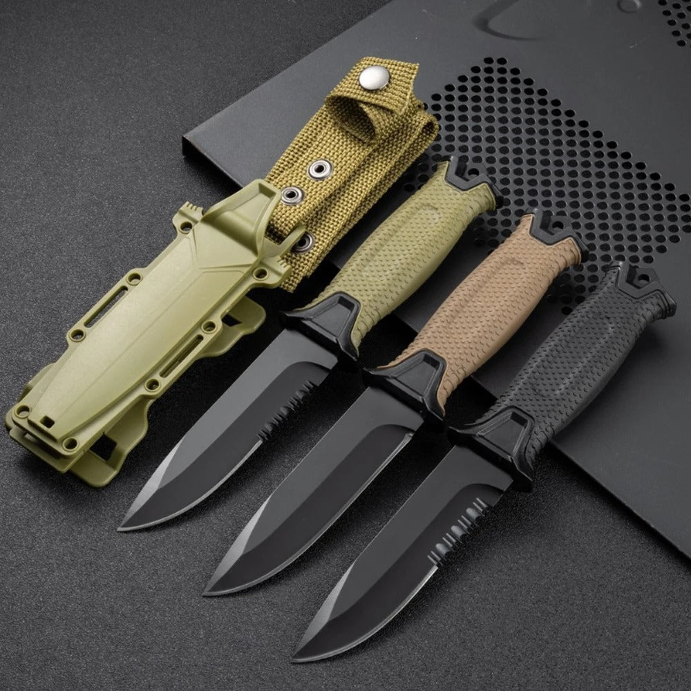Couteau de Survie – Lame D2 + Étui