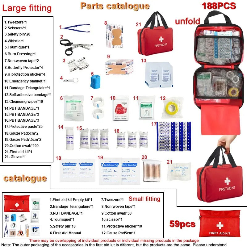 Trousse de secours compact - 21 pièces