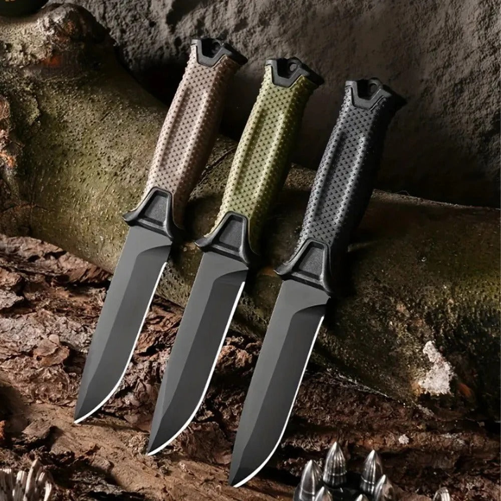 Couteau de Survie – Lame D2 + Étui