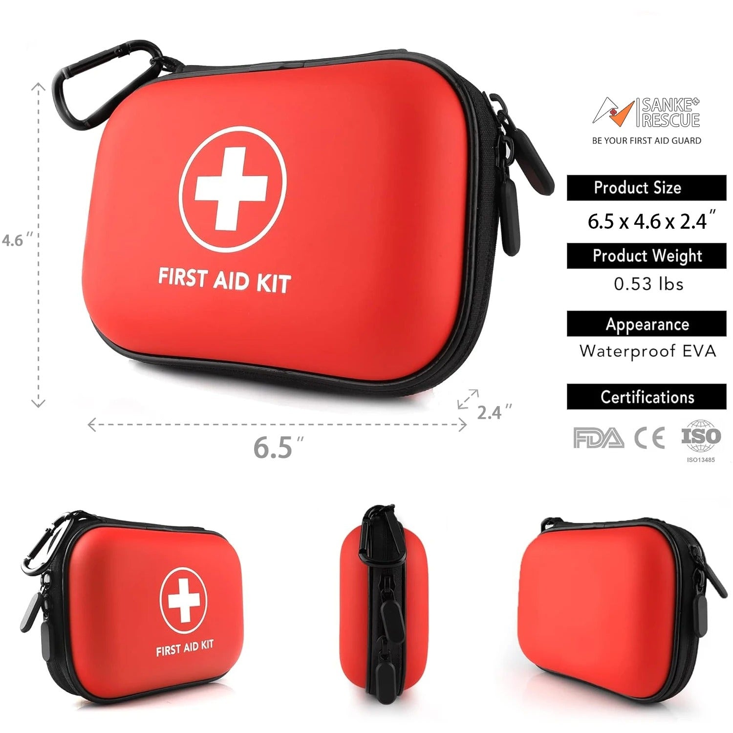 Trousse de secours compacte - 15 pièces