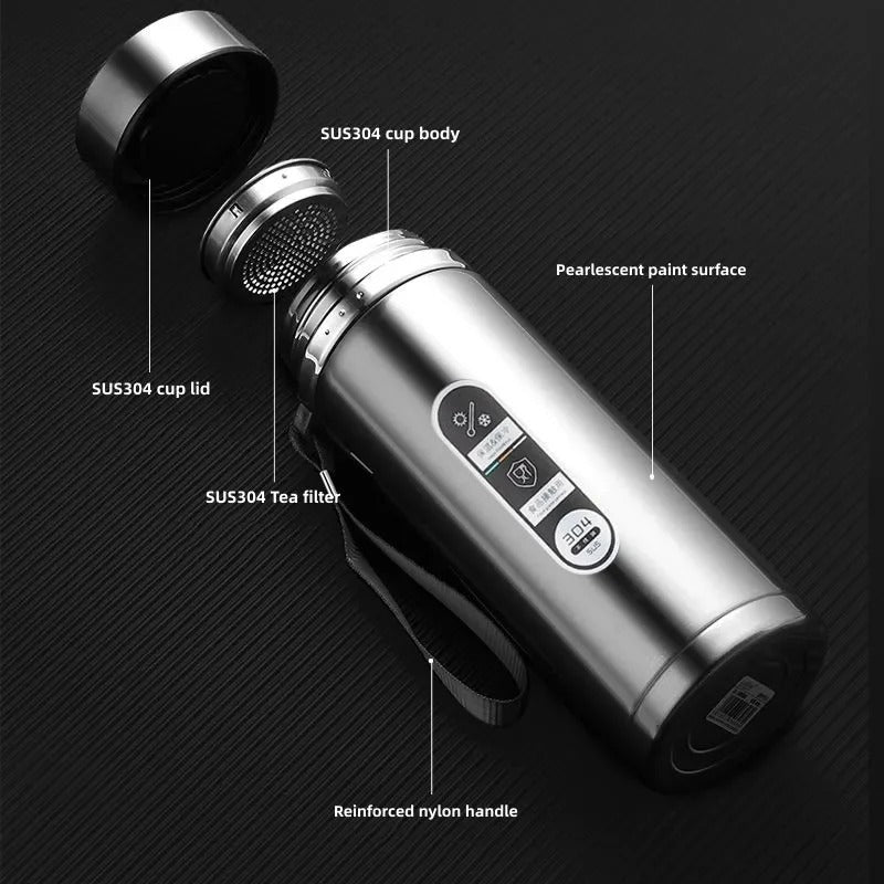 Gourde Isotherme avec Affichage LED