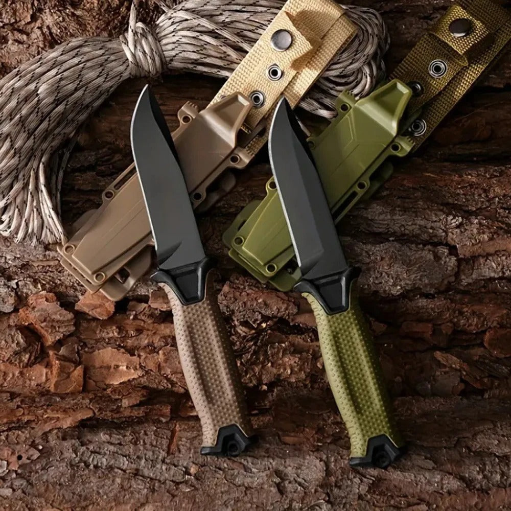 Couteau de Survie – Lame D2 + Étui
