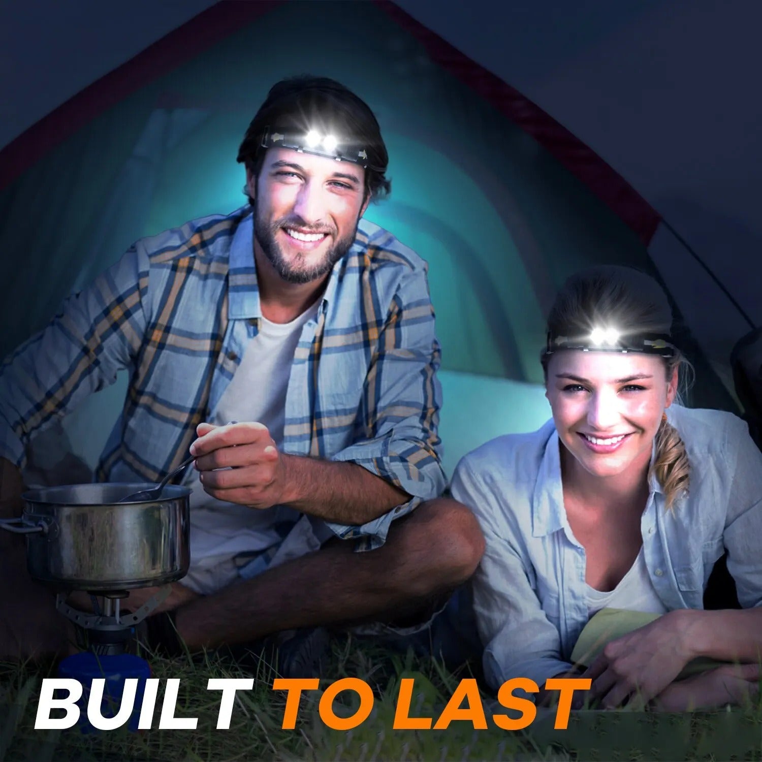 Lampe frontale LED rechargeable