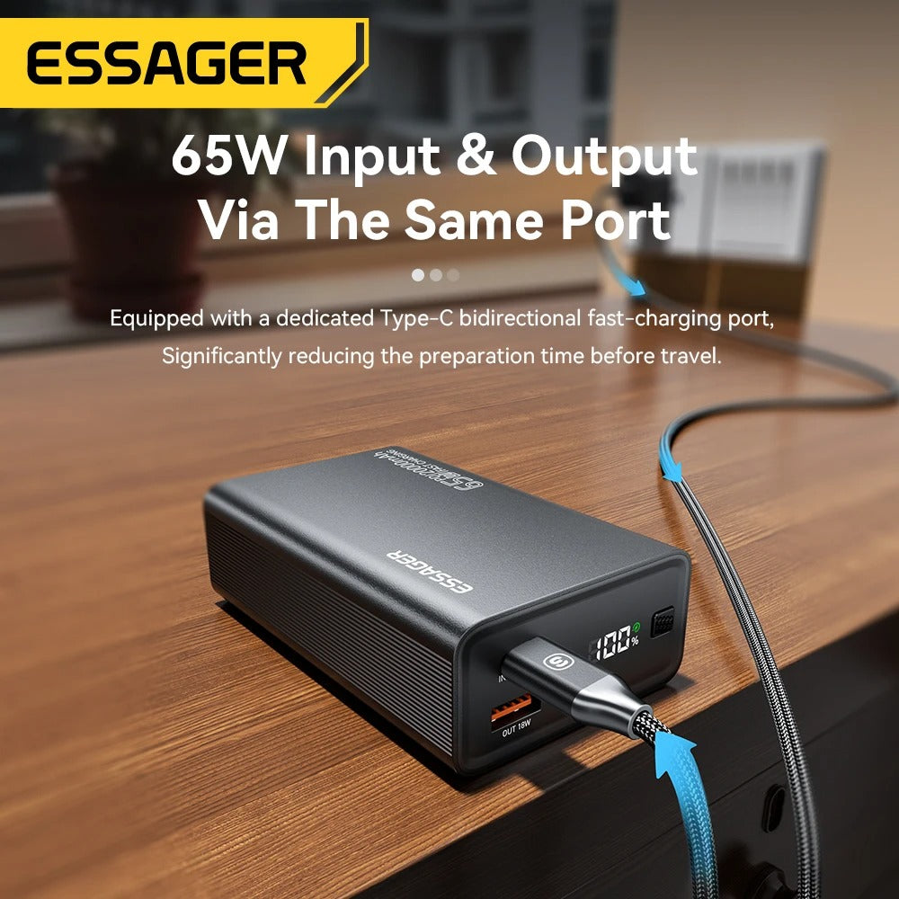Batterie externe 20 000mAh – 65W charge rapide