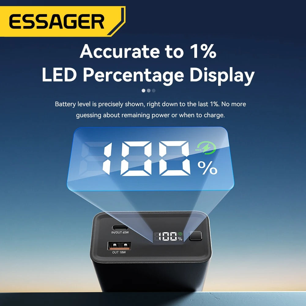 Batterie externe 20 000mAh – 65W charge rapide