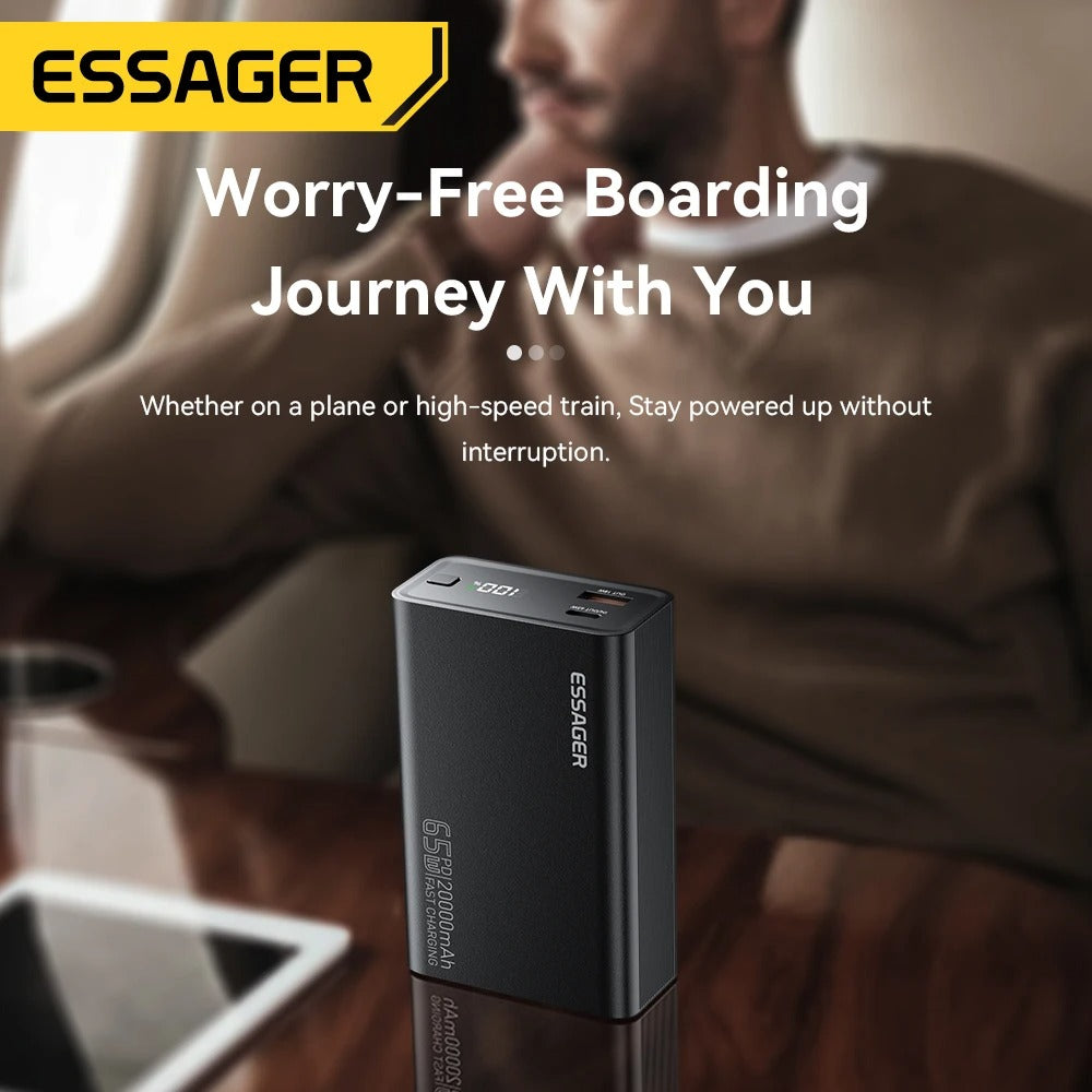 Batterie externe 20 000mAh – 65W charge rapide
