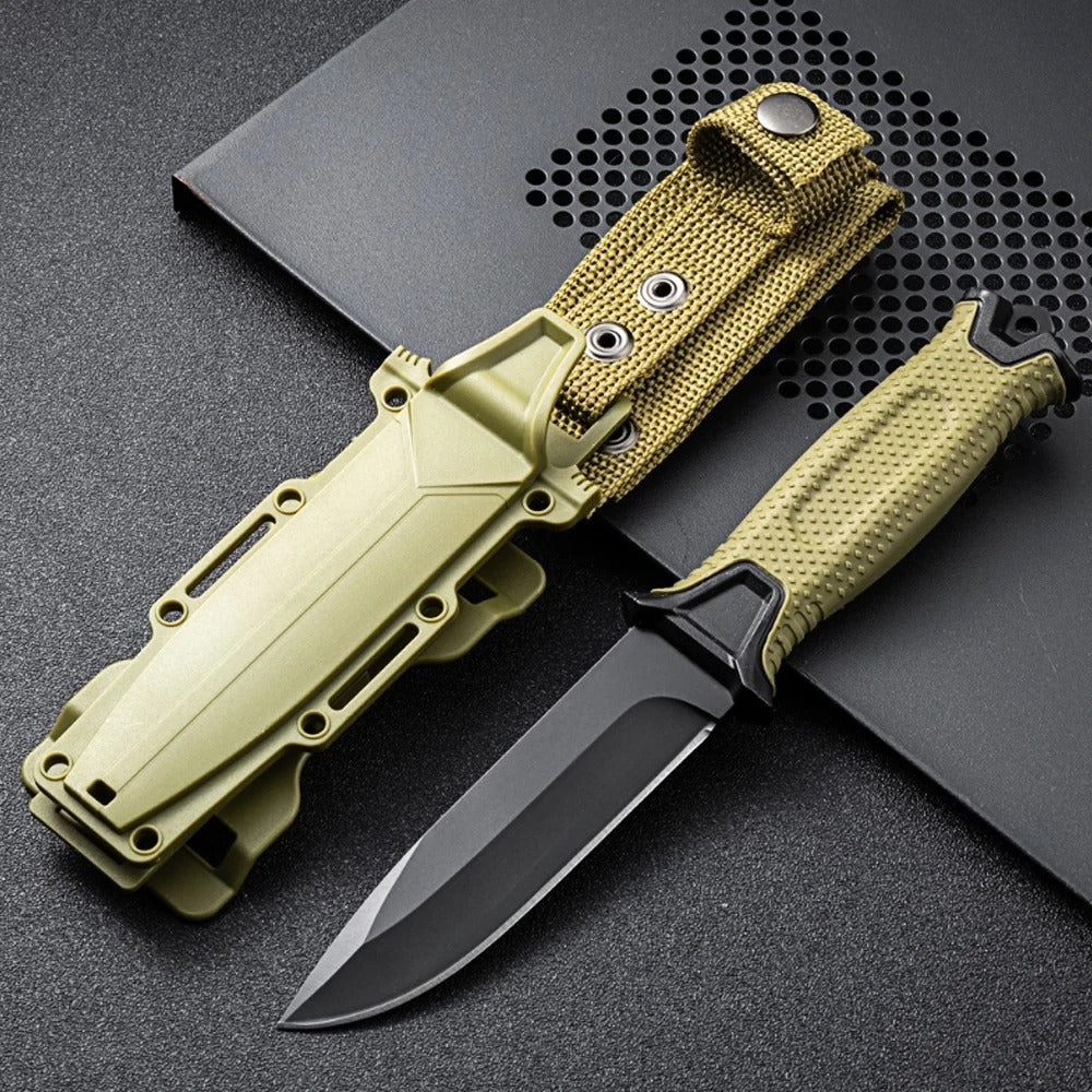 Couteau de Survie – Lame D2 + Étui