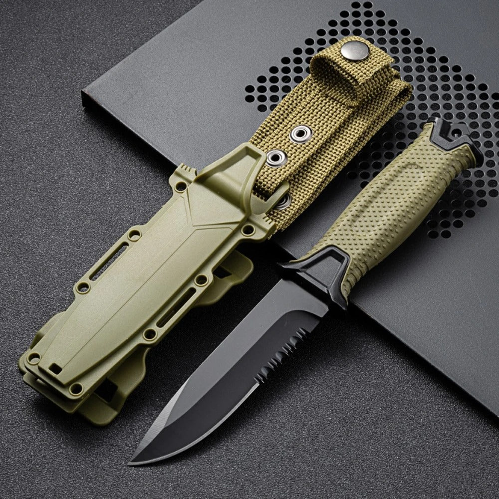 Couteau de Survie – Lame D2 + Étui